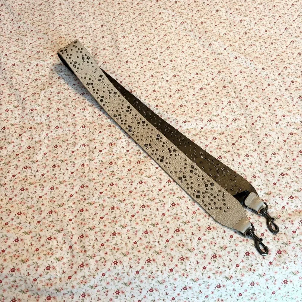 Rebecca Minkoff studded leather guitar strap